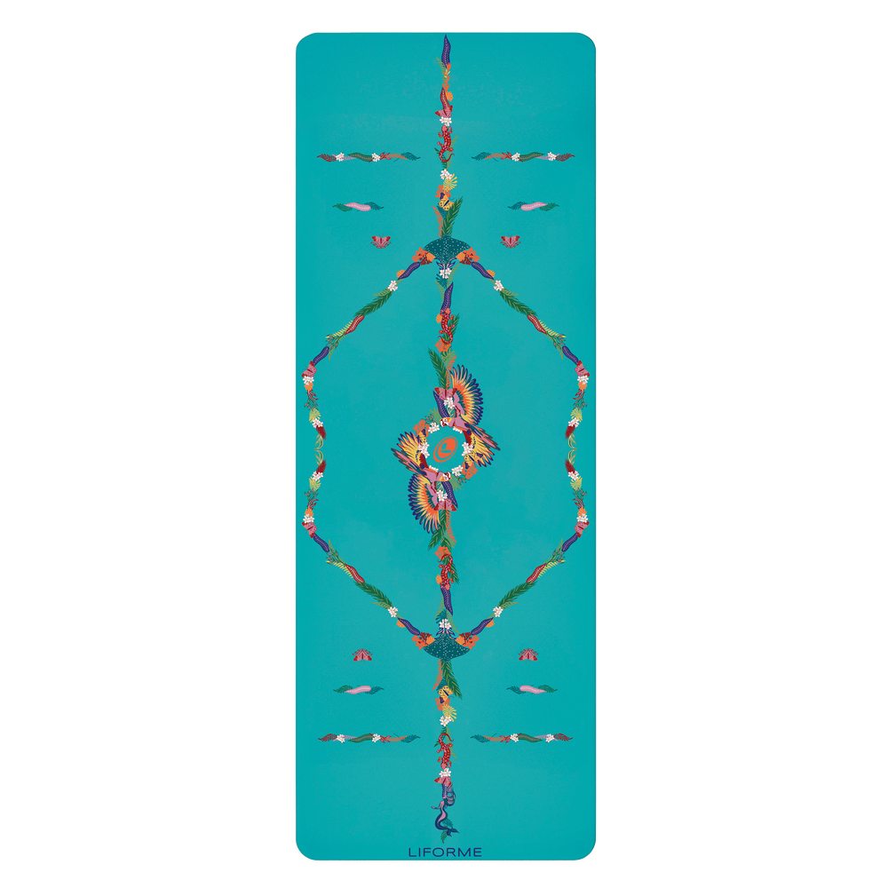 Liforme Yoga Mat, top-down view