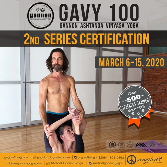 GANNON ASHTANGA VINYASA YOGA 2ND SERIES CERTIFICATION