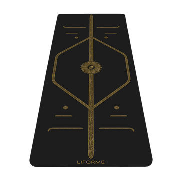 Liforme Black & Gold Yoga Mat