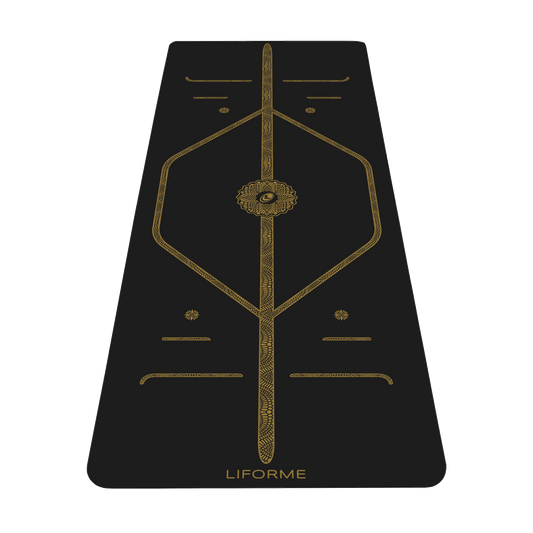 Liforme Black & Gold Yoga Mat