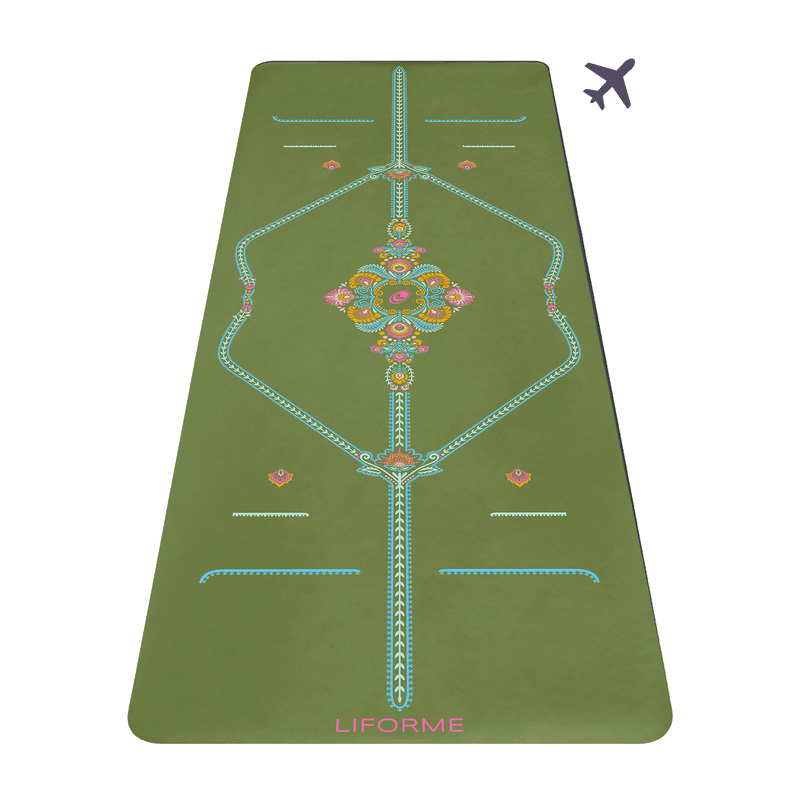 Liforme Mindful Garden Travel Yoga Mat